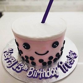 Bubble Tea Cake