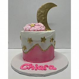 Stars and moon cake