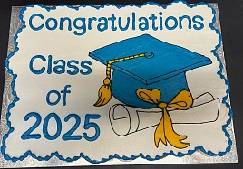 Grad Themed cupcake cake