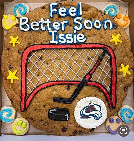 Goalie get Well cookiegram