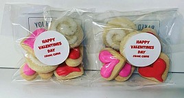 Valentines mini cookie bag