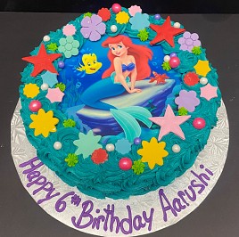 Little Mermaid cake 