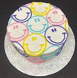 Happy face cake