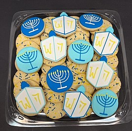 Hanukkah Sugar cookie platter