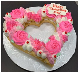 Valentines Day Cookie Cake
