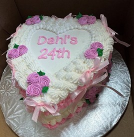 Vintage Heart cake