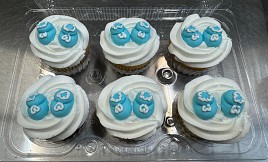 Baby Boot Cupcakes