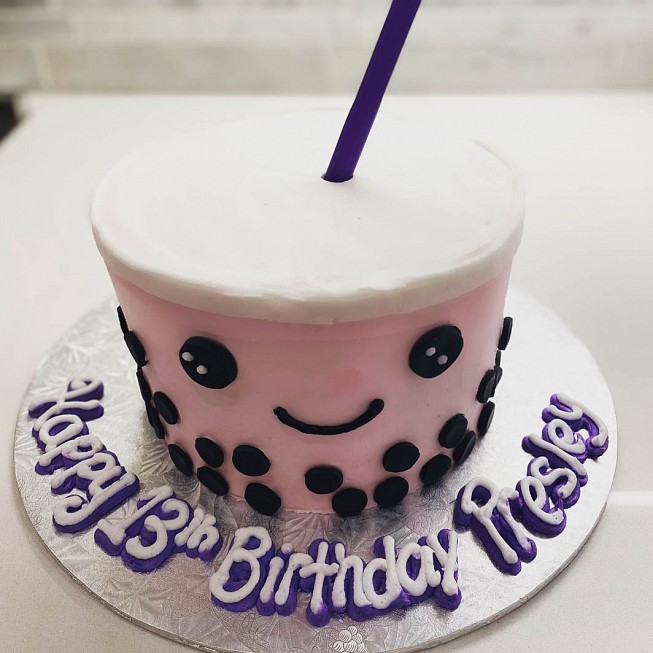 Bubble Tea Cake