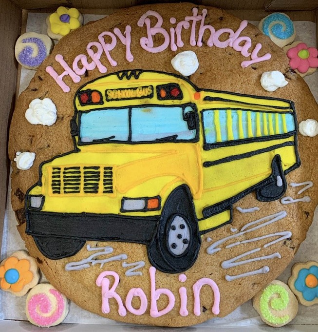 School Bus Cookiegram