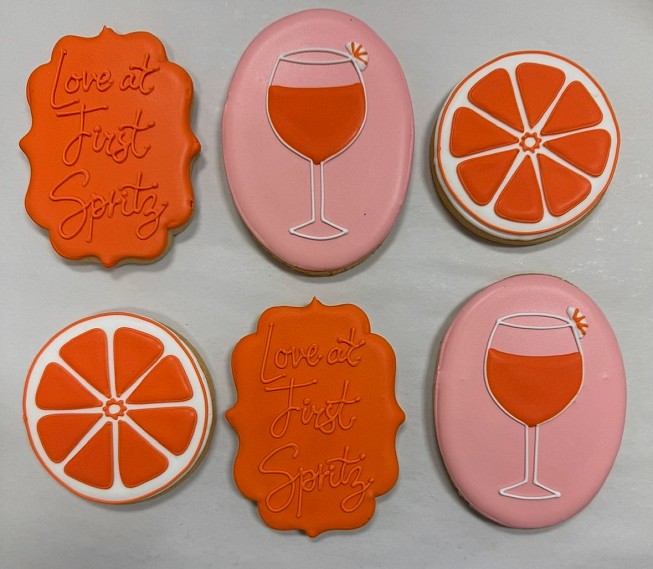 Aperol Spritz Cookies