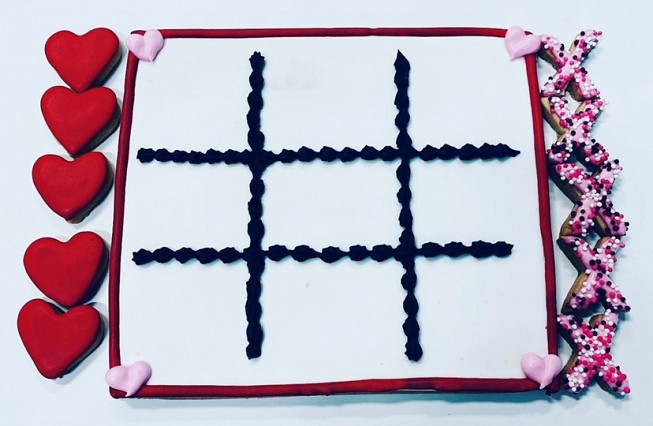 Valentines Day Tic Tac Toe Board